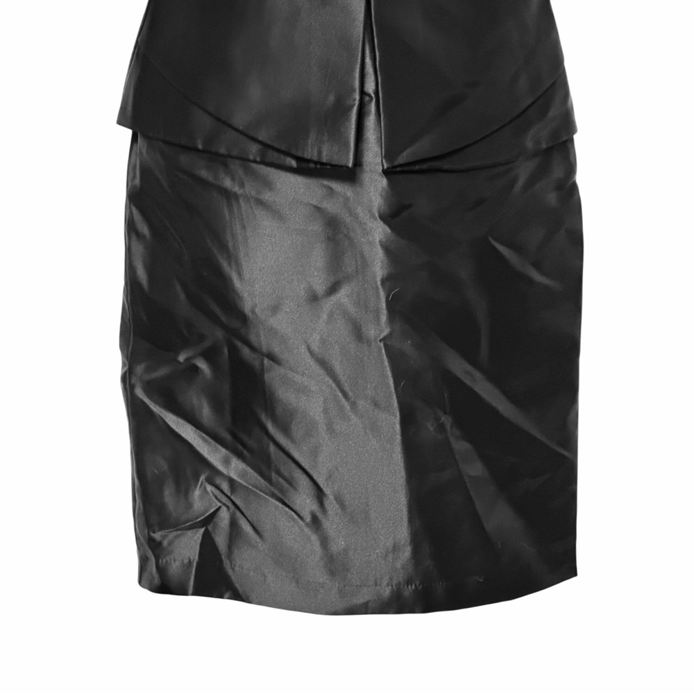 Midnight Velvet Catalog Business Formal Corporate Goth Black Widow Funeral Dress - Picture 12 of 15